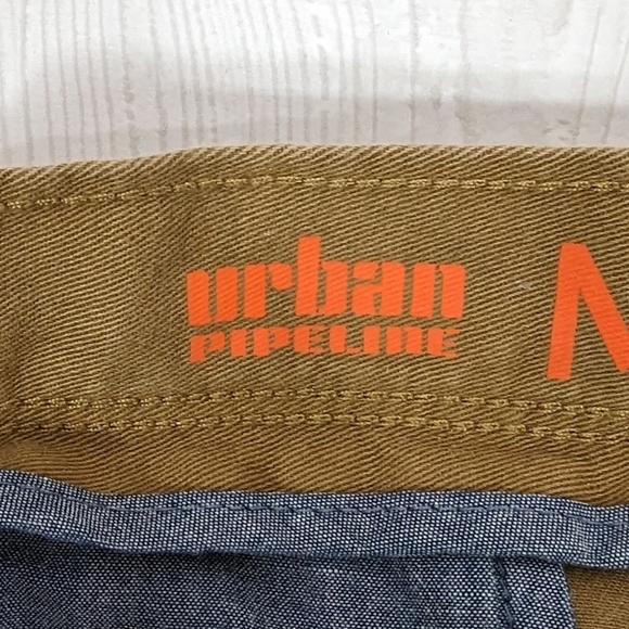 Urban Pipeline Men's Chino Pants Size 37 Waist 30 Length Inseam Slim Straight - Picture 3 of 9
